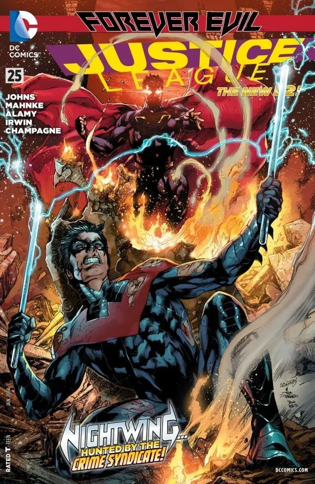 Cover of Justice League #25