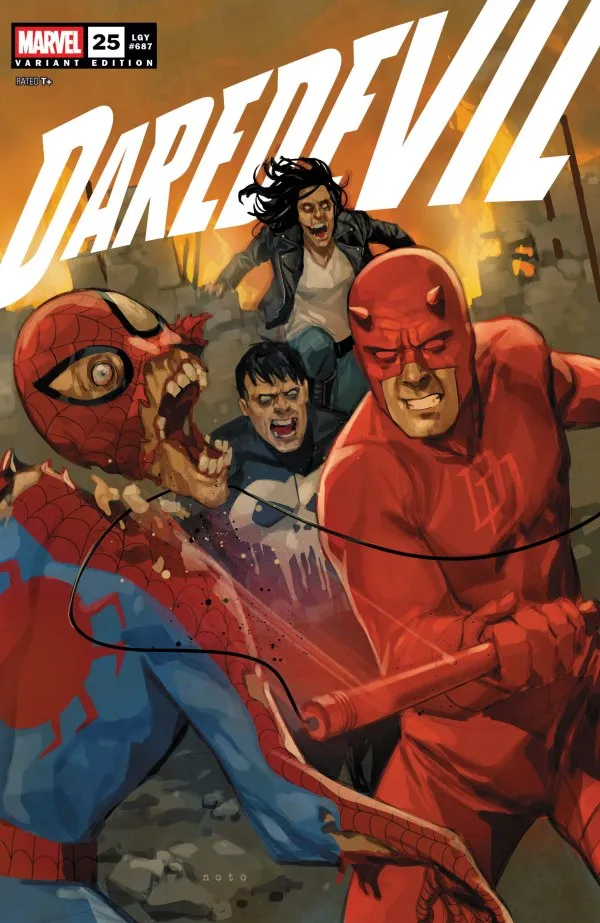 Cover of Daredevil #25 (687)