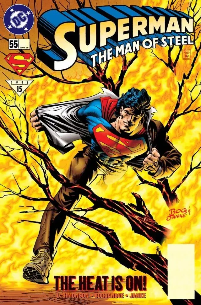 Cover of Superman: The Man of Steel #55