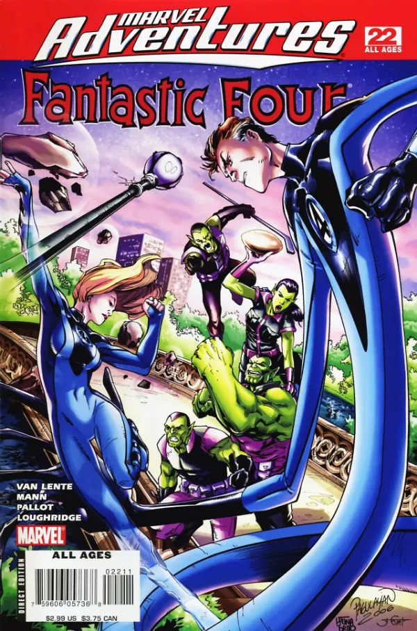 Cover of Marvel Adventures Fantastic Four #22