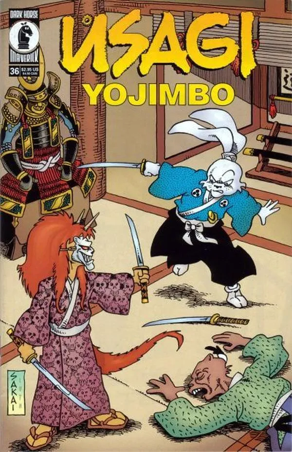 Cover of Usagi Yojimbo #36