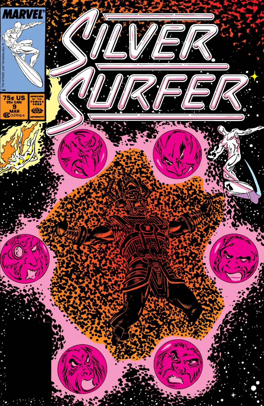 Cover of Silver Surfer #9