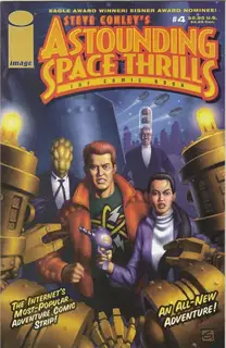 Cover of Astounding Space Thrills: The Comic Book #4