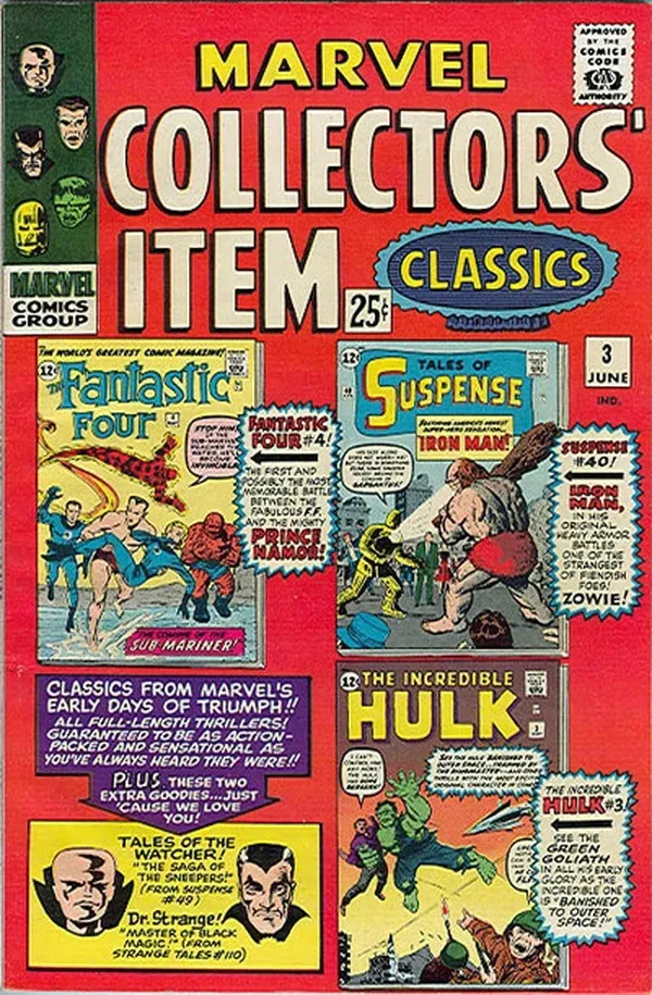 Cover of Marvel Collectors' Item Classics #3