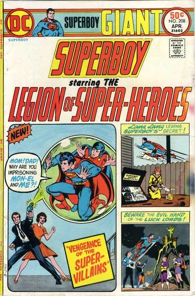 Cover of Superboy #208