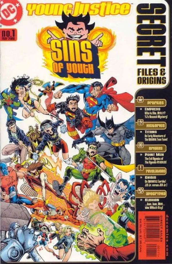 Cover of Sins of Youth Secret Files #1