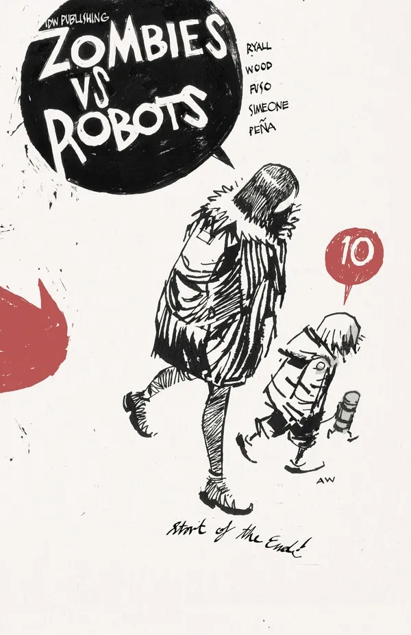 Cover of Zombies vs. Robots #10