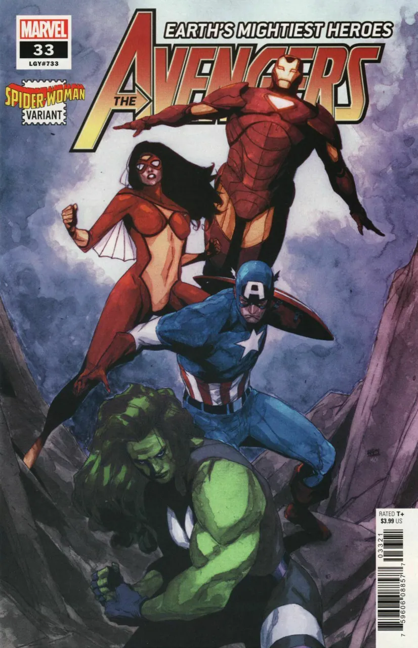 Cover of Avengers #33 (733)