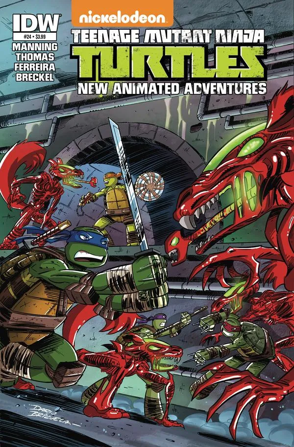 Cover of Teenage Mutant Ninja Turtles New Animated Adventures #24