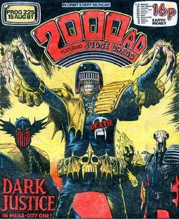 Cover of 2000 AD #225