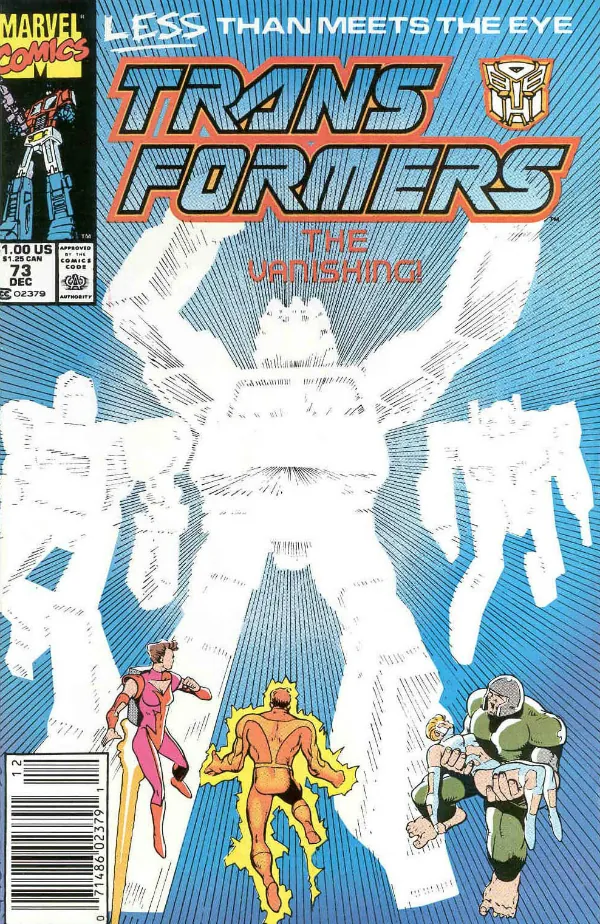 Cover of The Transformers #73
