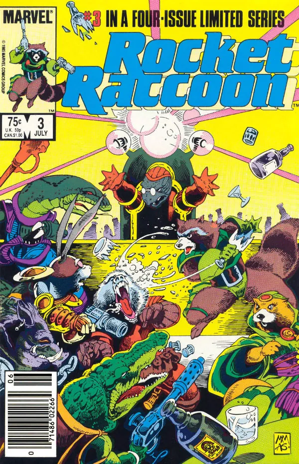 Cover of Rocket Raccoon #3