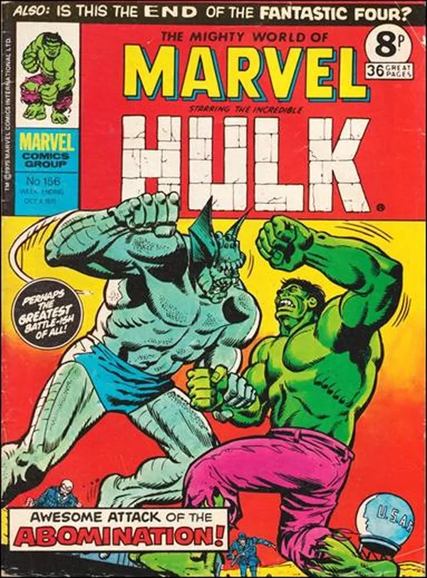 Cover of The Mighty World of Marvel #156