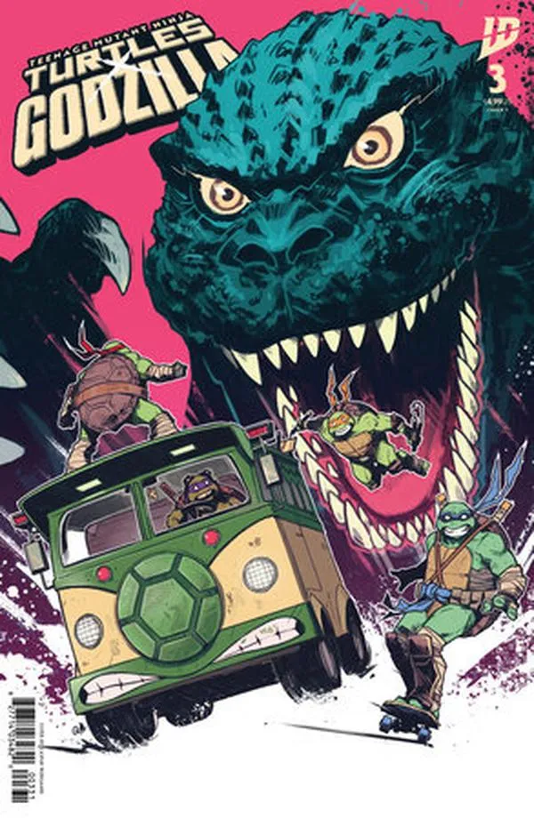 Cover of Teenage Mutant Ninja Turtles [TMNT] x Godzilla #3