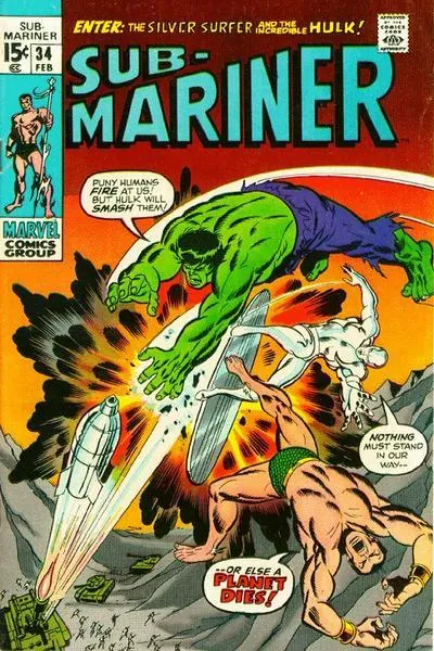 Cover of Sub-Mariner #34