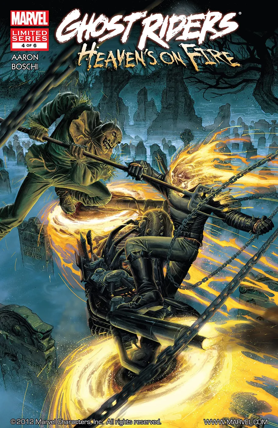 Cover of Ghost Riders: Heaven's on Fire #4