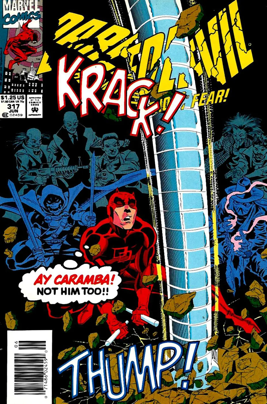 Cover of Daredevil #317