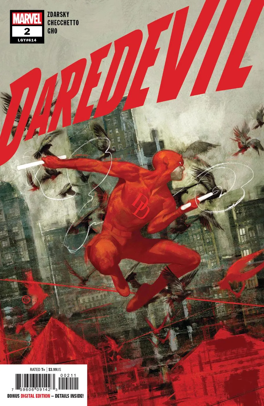 Cover of Daredevil #2 (614)