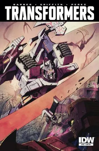 Cover of The Transformers #45