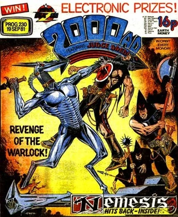 Cover of 2000 AD #230