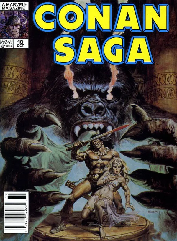 Cover of Conan Saga #18