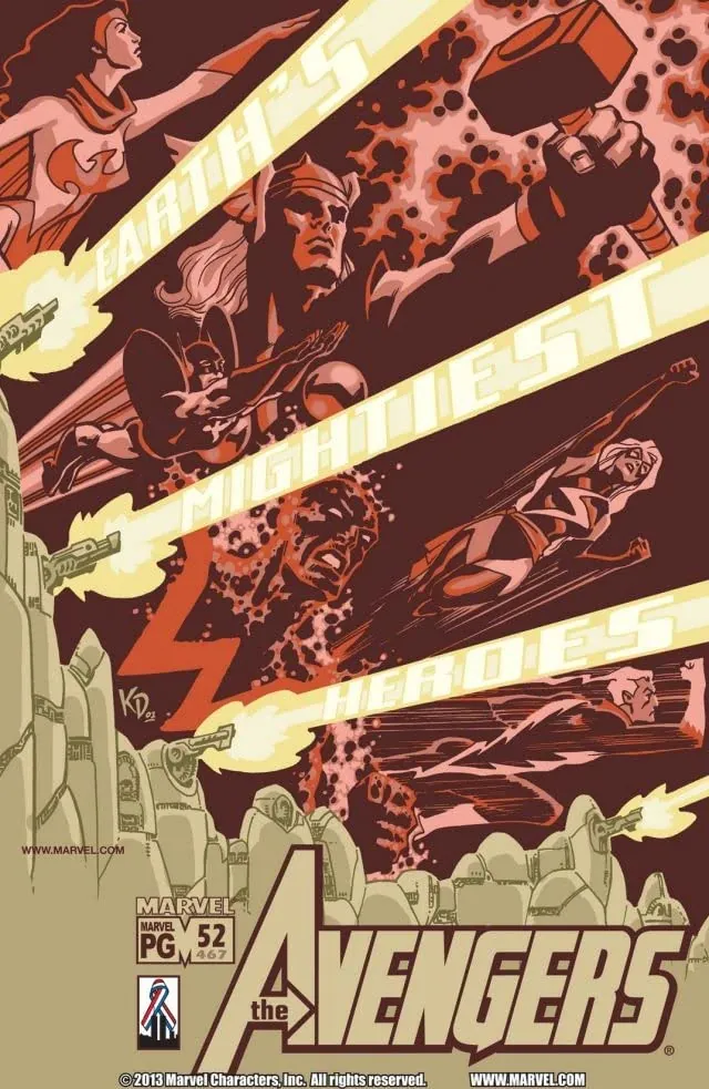 Cover of Avengers #52 (467)