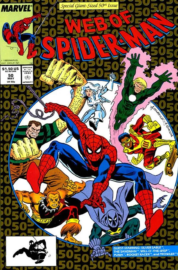 Cover of Web of Spider-Man #50