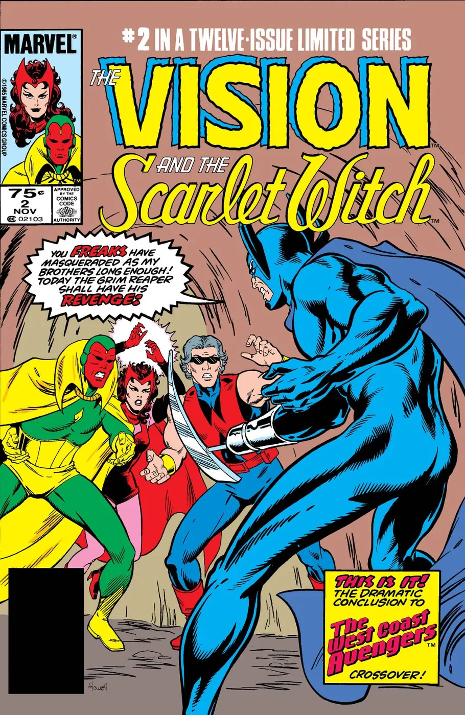 Cover of The Vision and the Scarlet Witch #2