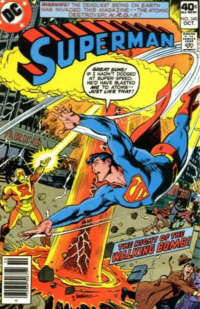 Cover of Superman #340