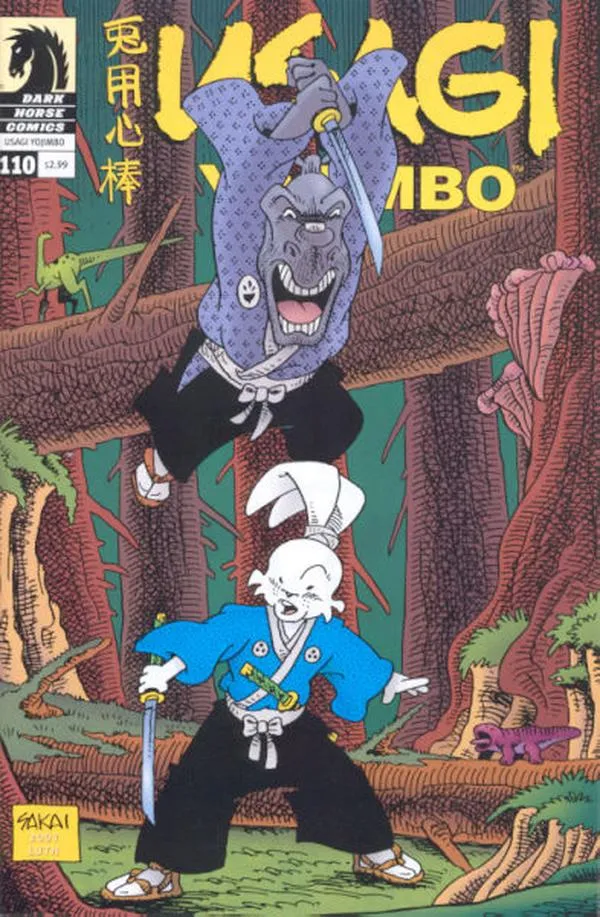Cover of Usagi Yojimbo #110