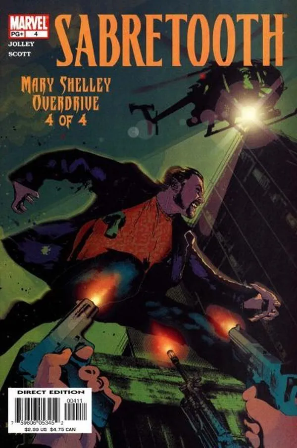 Cover of Sabretooth: Mary Shelley Overdrive #4