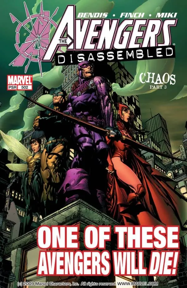 Cover of Avengers #502