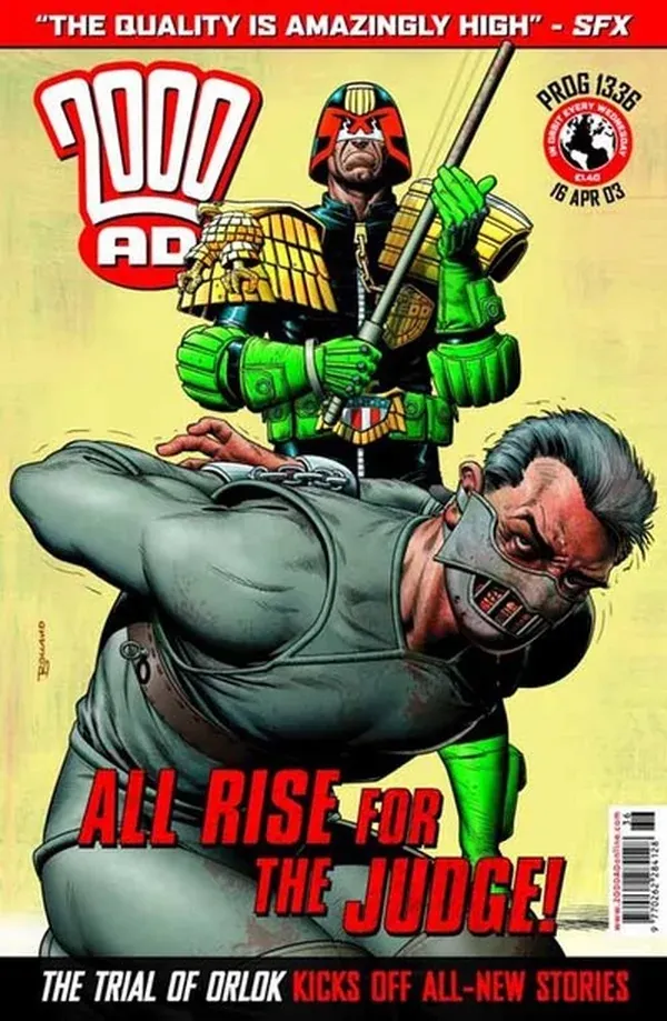 Cover of 2000 AD #1336