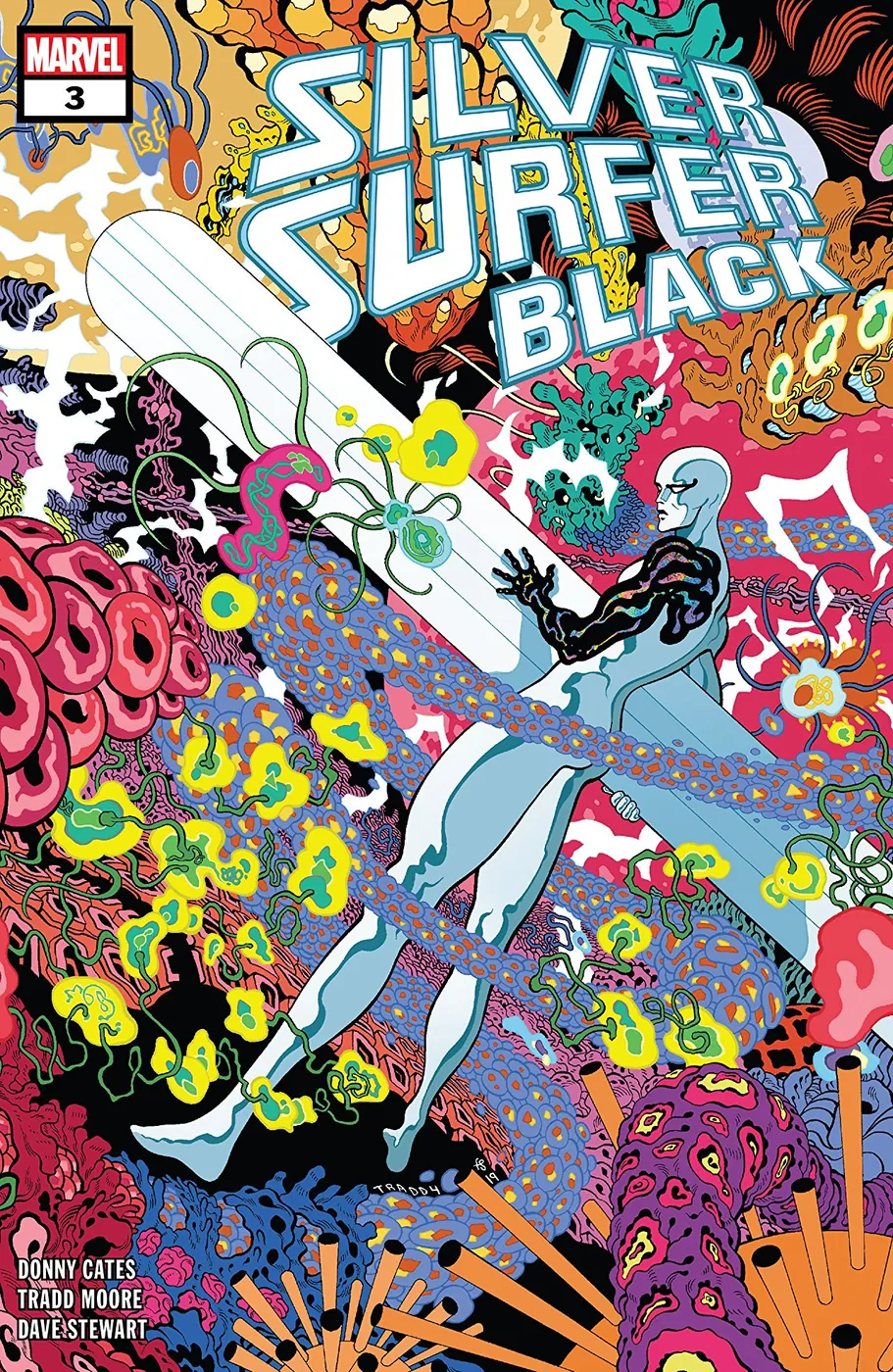 Cover of Silver Surfer: Black #3