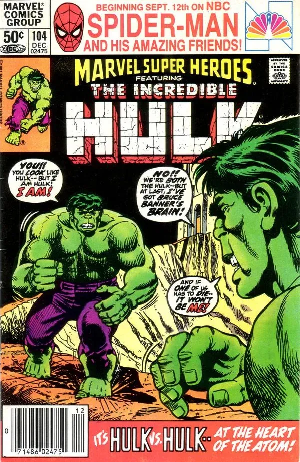 Cover of Marvel Super-Heroes #104