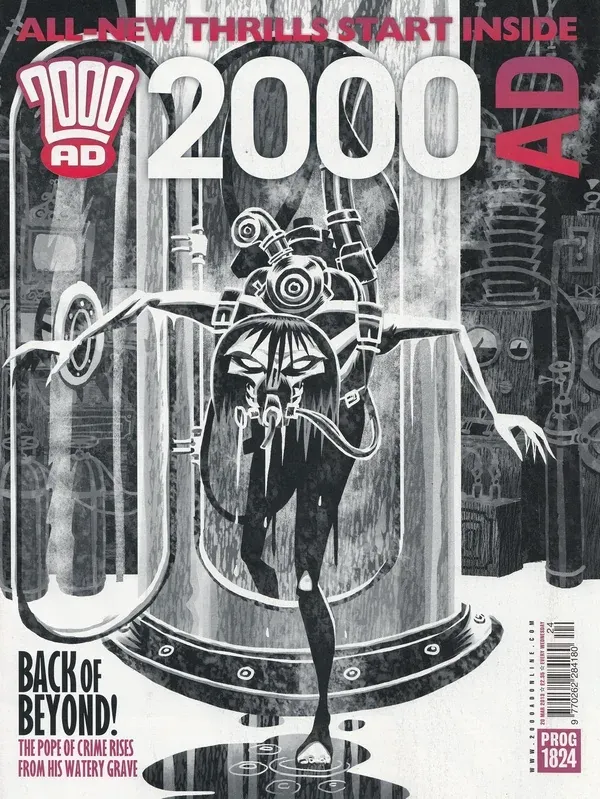 Cover of 2000 AD #1824