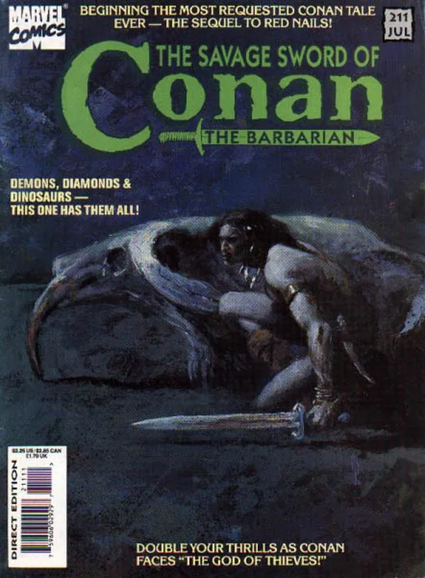 Cover of The Savage Sword of Conan #211