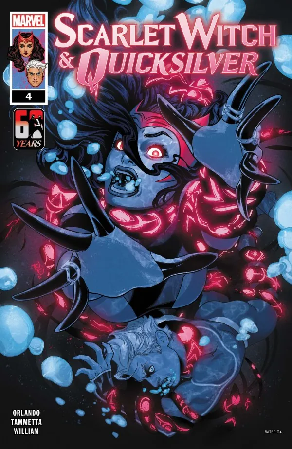 Cover of Scarlet Witch & Quicksilver #4
