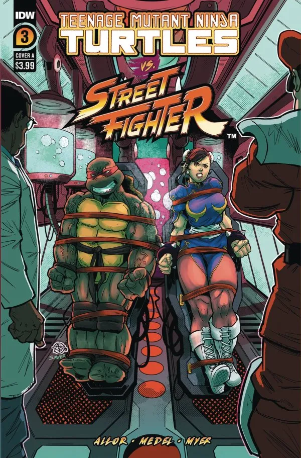 Cover of Teenage Mutant Ninja Turtles vs. Street Fighter #3