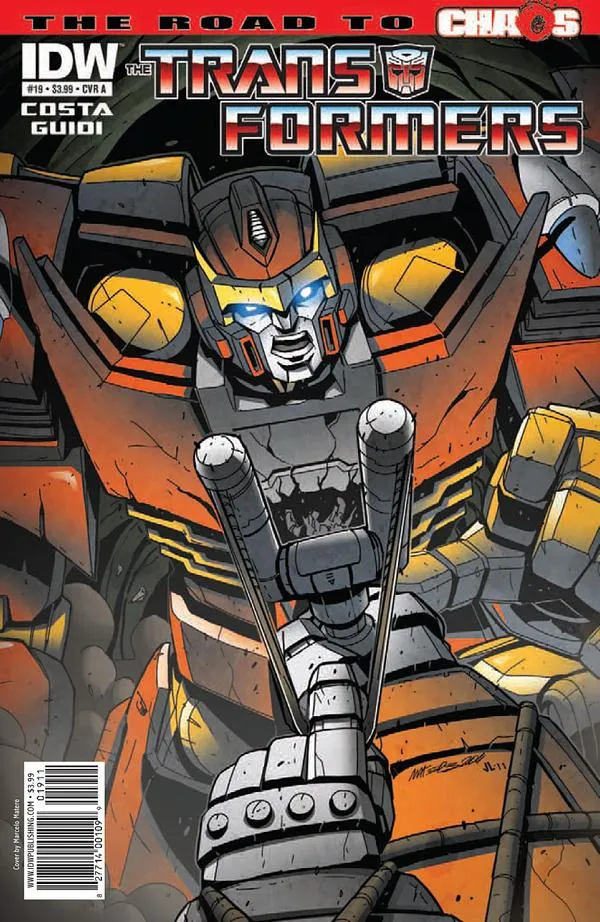 Cover of The Transformers #19