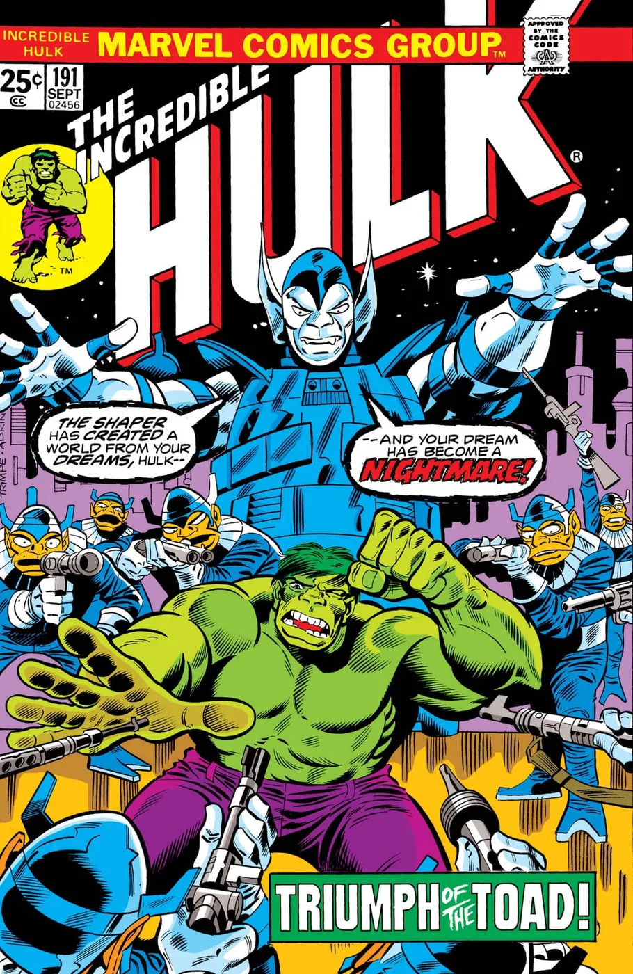 Cover of The Incredible Hulk #191