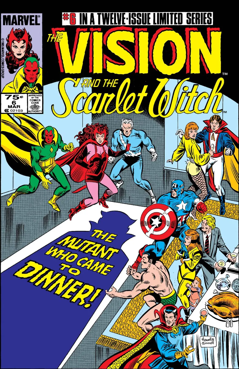 Cover of The Vision and the Scarlet Witch #6
