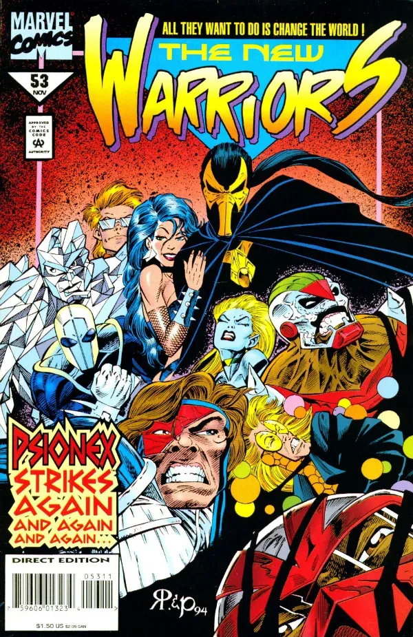 Cover of The New Warriors #53