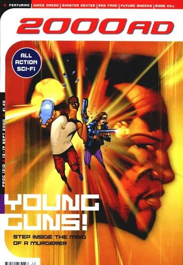 Cover of 2000 AD #1210