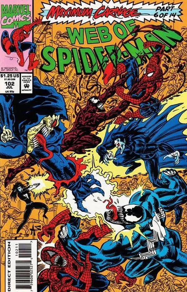 Cover of Web of Spider-Man #102