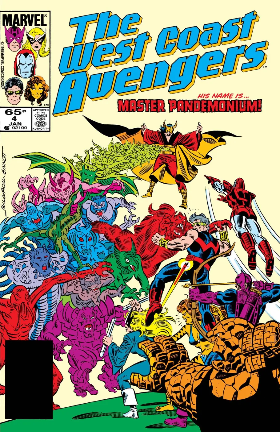 Cover of West Coast Avengers #4