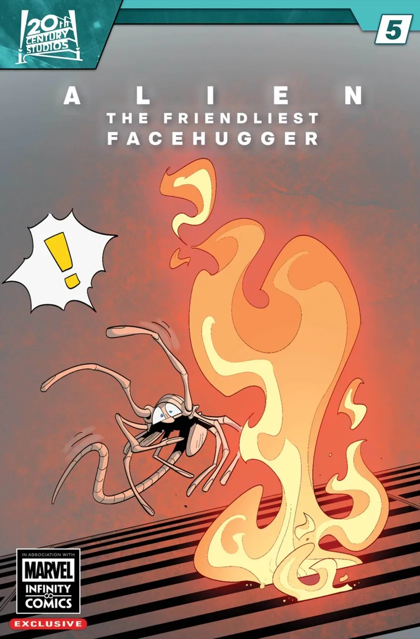 Cover of Alien: The Friendliest Facehugger Infinity Comic #5