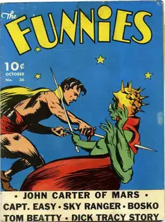 Cover of The Funnies #36