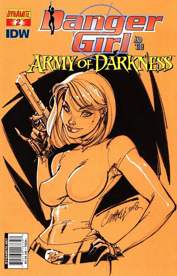 Cover of Danger Girl and the Army of Darkness #2