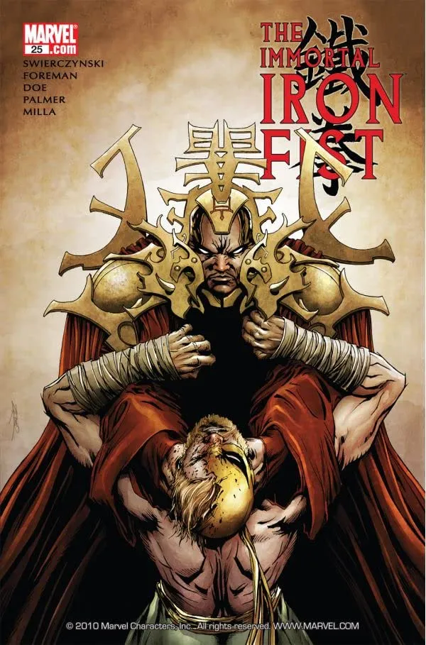 Cover of The Immortal Iron Fist #25